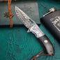 Damascus Steel Folding Knife