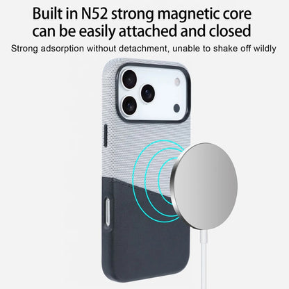 iPhone Leather Fabric Case