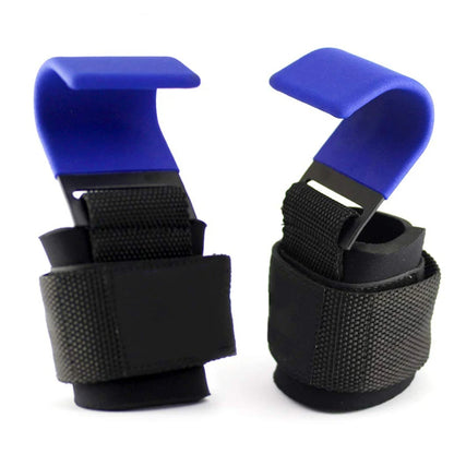 Weightlifting Hooks with Wrist Straps