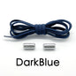 Elastic No Tie Metal Shoelaces