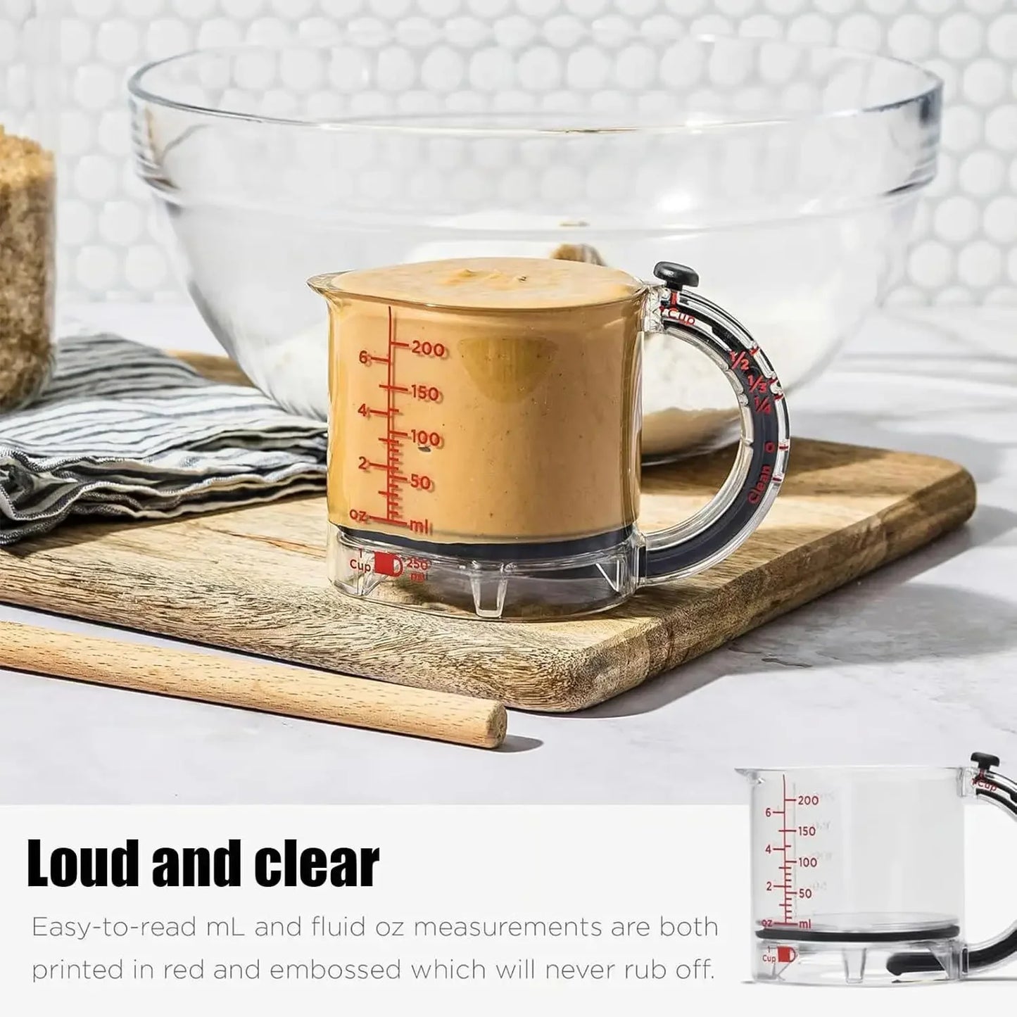 4-in-1 Adjustable Measuring Cup